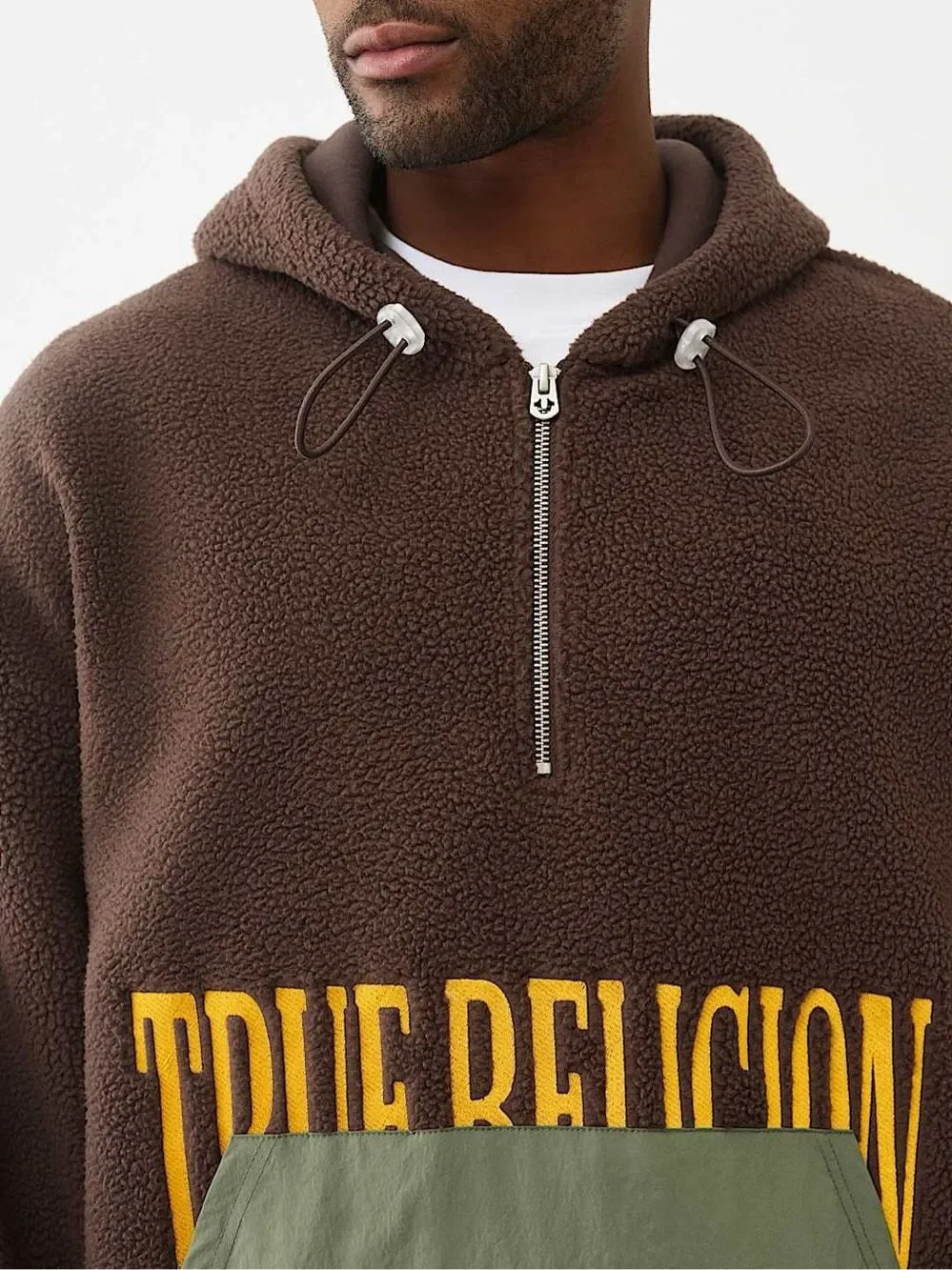 True Religion fleece half